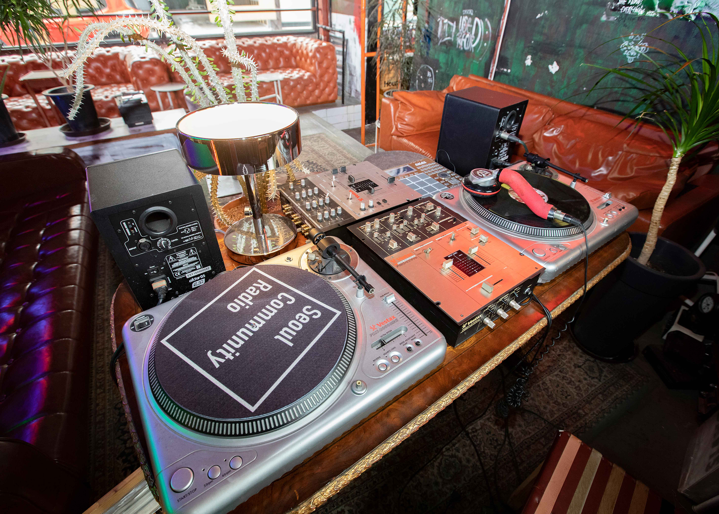 음 레코드 턴 테이블