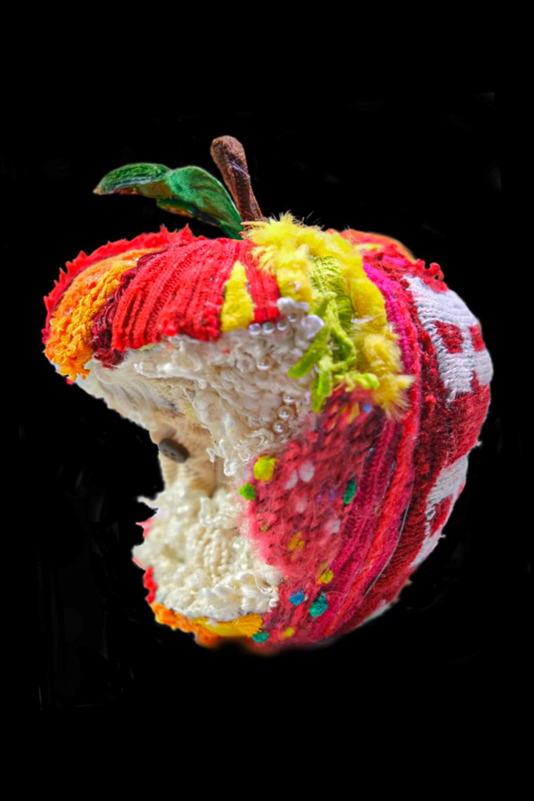 eunhakim. 김은하, 사과, 재활용, 업사이클링, upcycling, art