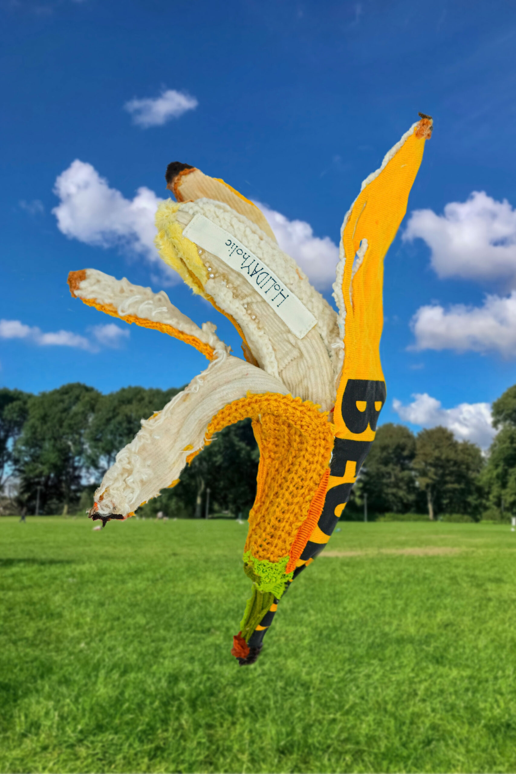 banana. eunhakim. 김은하, 사과, 재활용, 업사이클링, upcycling, art