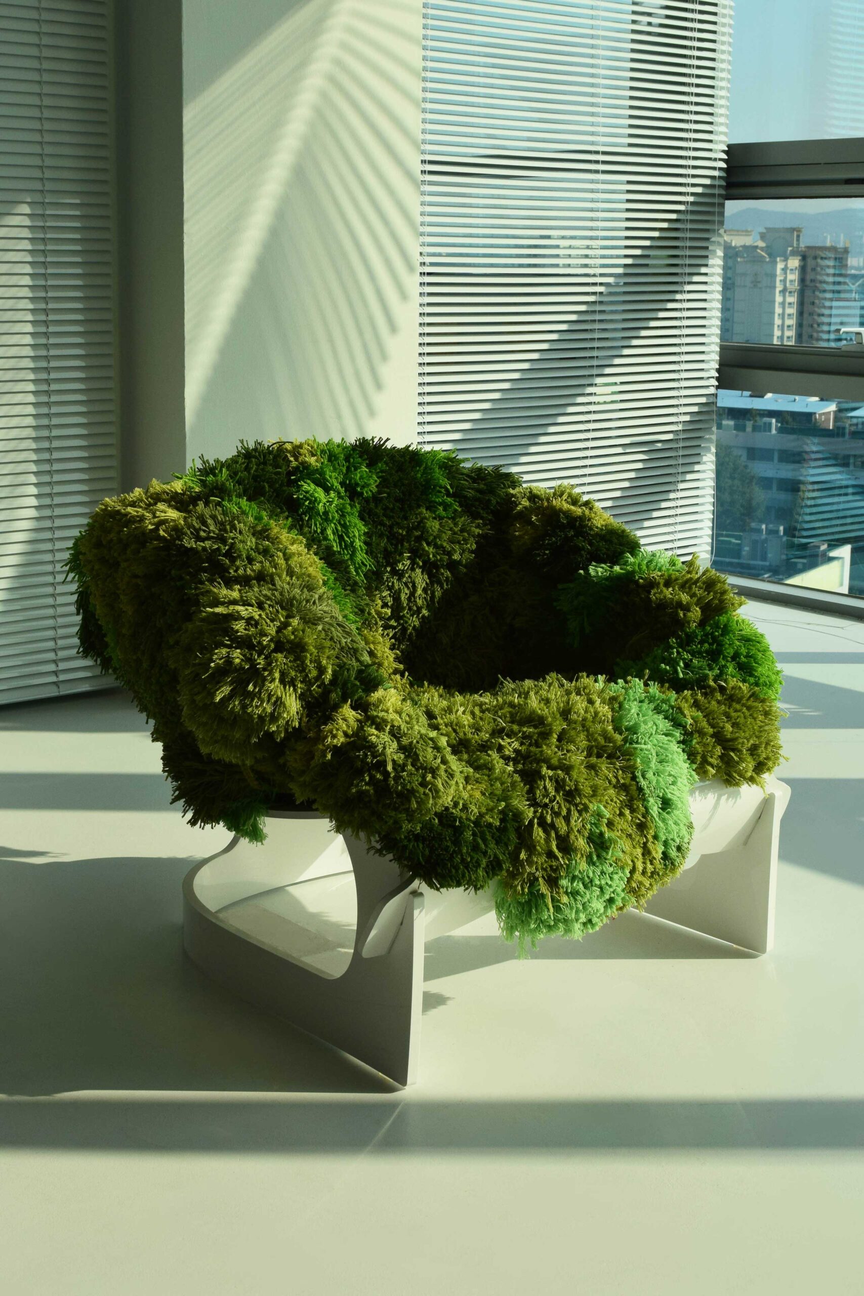 mingyes, 밍예스, 밍예스프로젝트, 섬유오브제, 자연, 잔디, 핸드크래프트위빙, 위빙