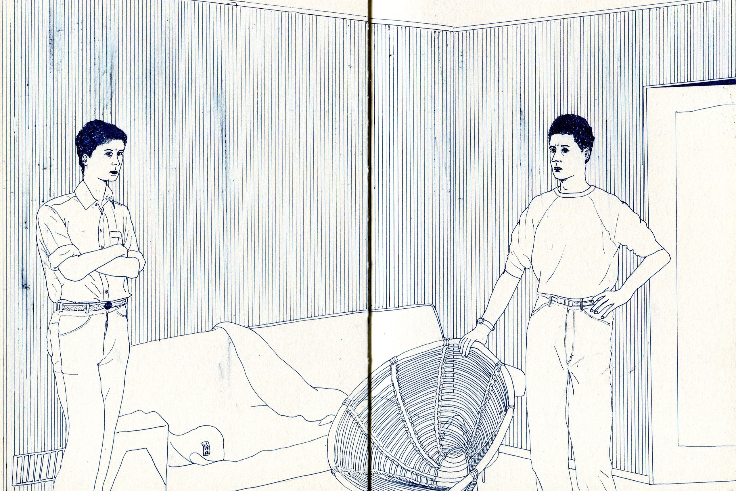 한주원, 일러스트레이터, illustration, line drawing, 라인 드로잉, 타투이스트, 주원맨