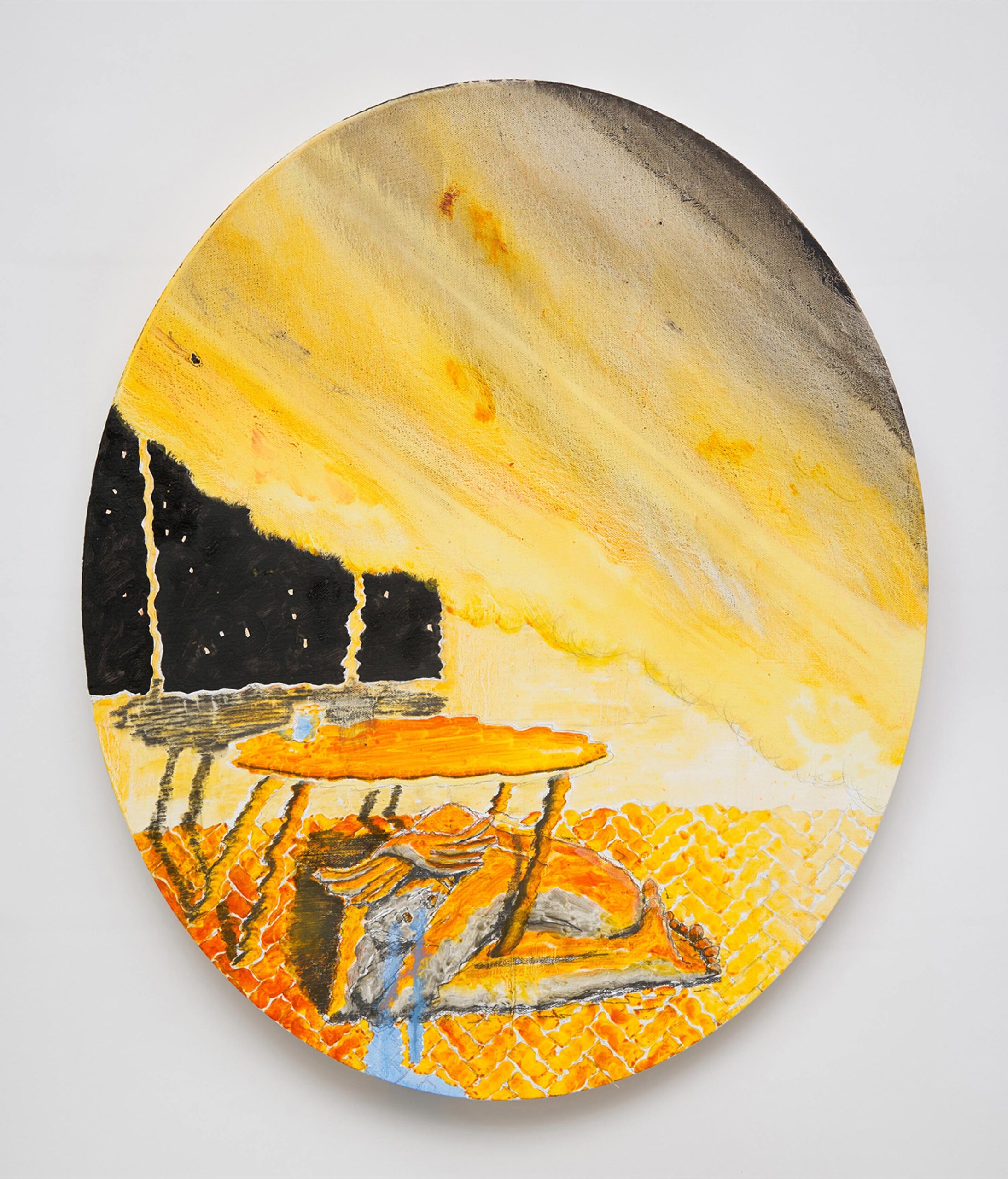 16_큰불,-2021,-캔버스에-유채,-연필,-색연필,-60x50cm-1_고니