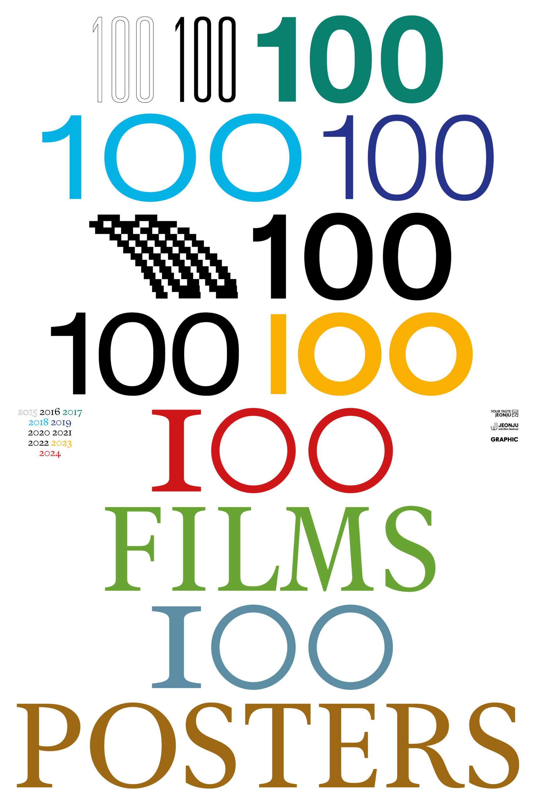 100 FILMS 100 POSTERS, 포스터, 2024