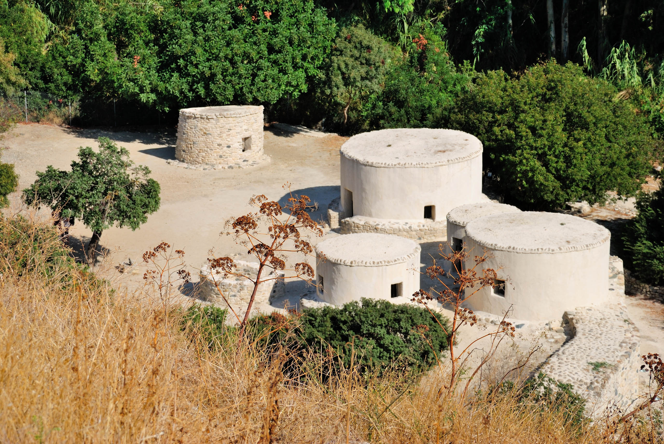 Neolithic,Era,Round,Houses,At,The,4th,Century,Ancient,Khirokitia