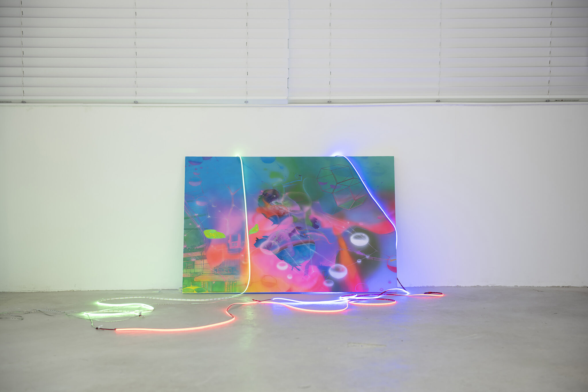 _도시사유, 비둘기_, 2023, Acrylic on canvas, 65x99.6cm