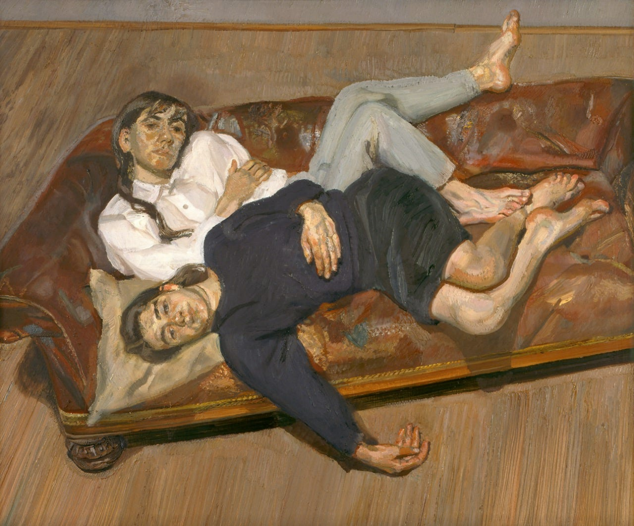 루시안 프로이트의 두 딸 벨라와 에스더, Bella and Esther, 1987-1988, The Lucien Freud Archive (1)